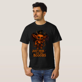Just Here for the Boooss Halloween Demon T Shirt