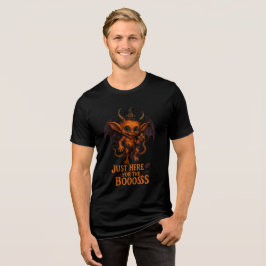 Just Here for the Boooss Halloween Demon T Shirt