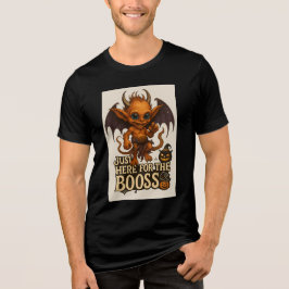 Just Here for the Booss Halloween Demon T Shirt