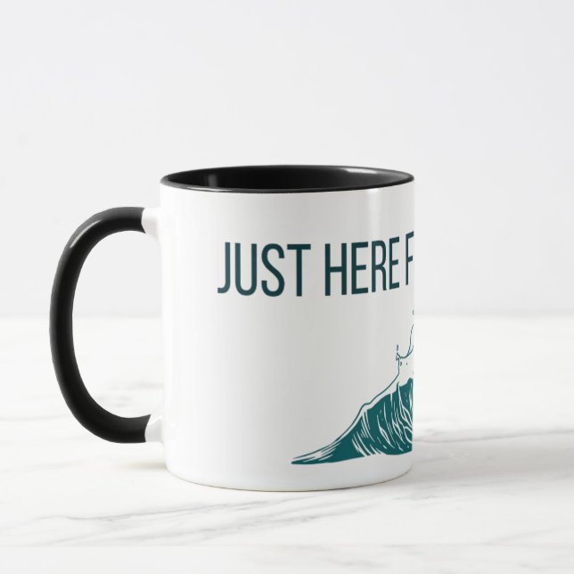 Just Here for the Vibes Mug  Mugg (Vänster)