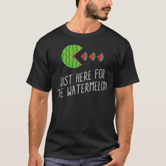 Just Here For The Watermelon Summer Watermelon Ess T Shirt