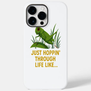 "Just Hoppin" Funny Grashopper Art"
