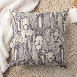 just horses mulberry pearl kudde
