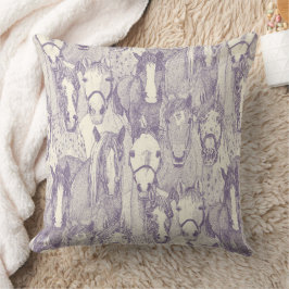 just horses violet pearl kudde