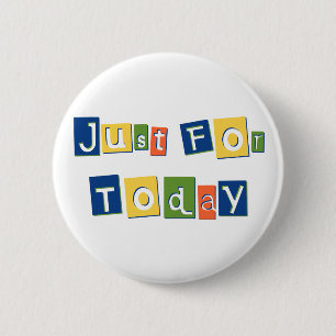 Just i dag: Slogan Quote Färg Block Brev Knapp