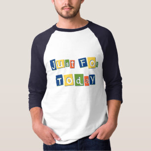 Just i dag: Slogan Quote Färg Block Brev Tee