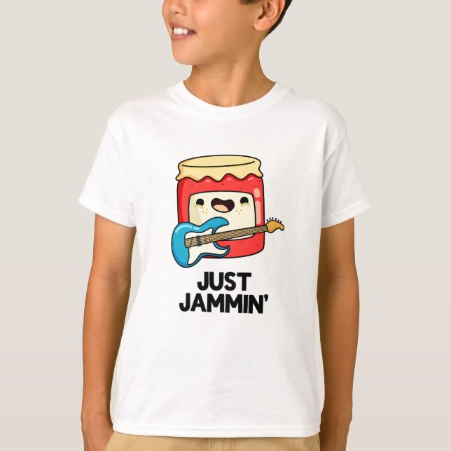 Just Jammin Funny Rocker Sylt Pun T Shirt (Framsida)