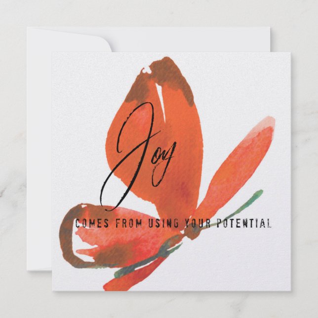 JUST JOY 5.25 x 5.25-kort Inbjudningar (Framsida)