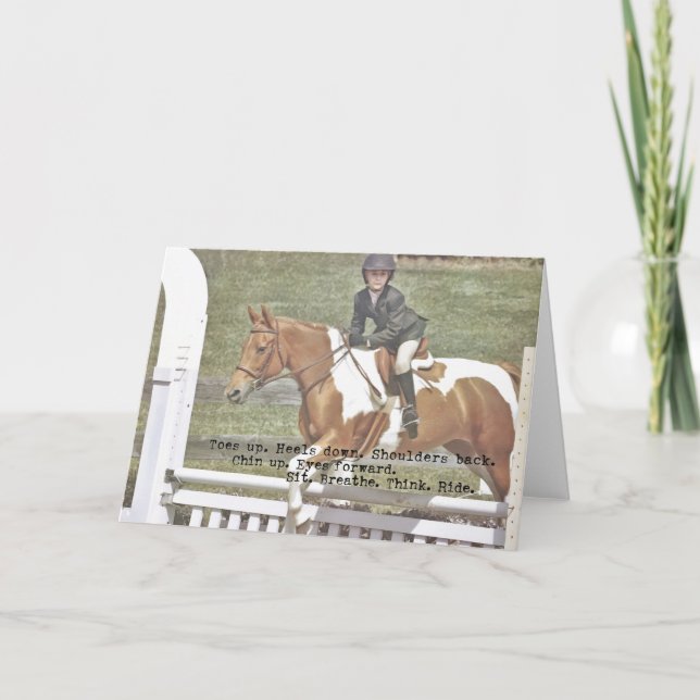 JUST JUMP-gratulationskort Tack Kort (Framsida)