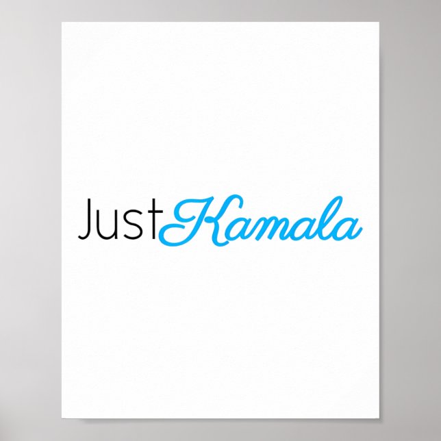 Just Kamala röstade 2024 för presidentvalet Poster (Framsidan)