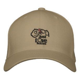 Just Kärlek Rädding Hund Baseball Cap Broderad Keps