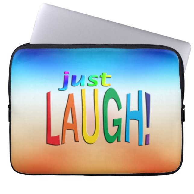 Just Laugh Laptop Fodral (Framsidan)