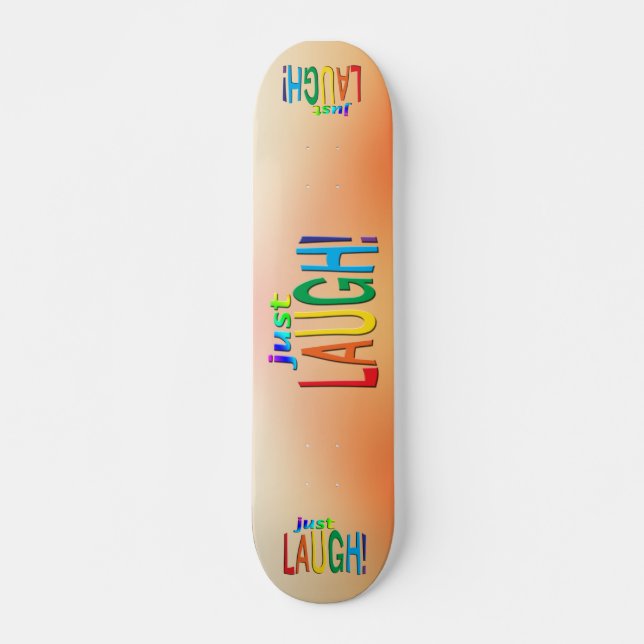 Just Laugh Mini Skateboard Bräda 18,5 Cm (Framsida)