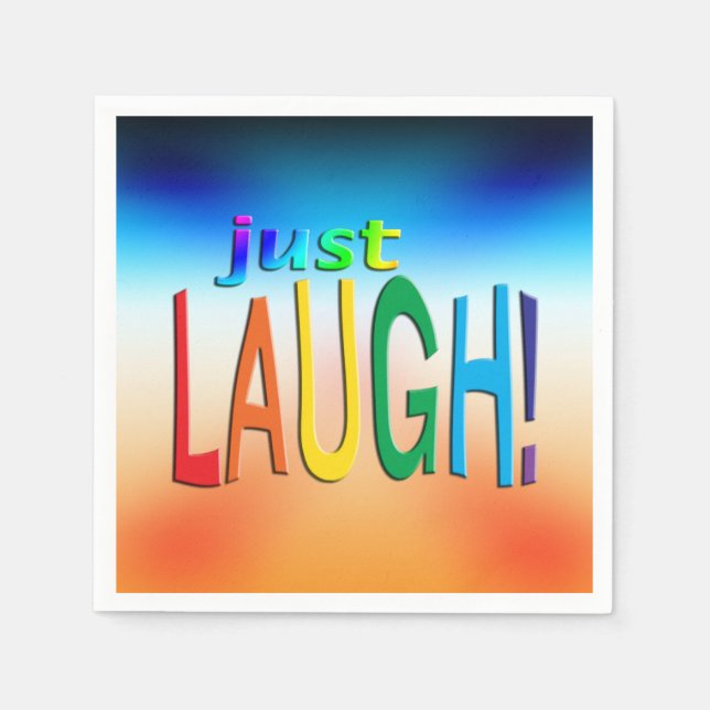 Just Laugh Pappersservett (Framsidan)