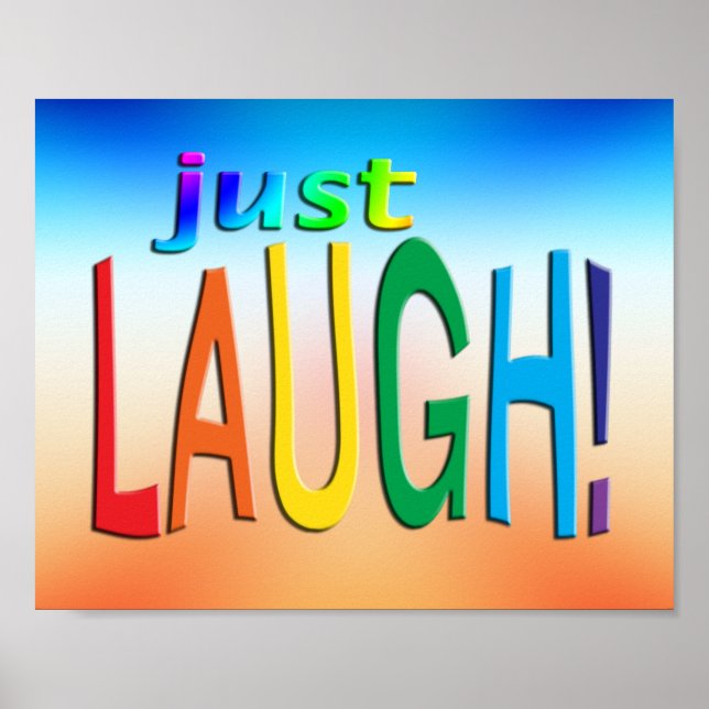 Just Laugh Poster (Framsidan)