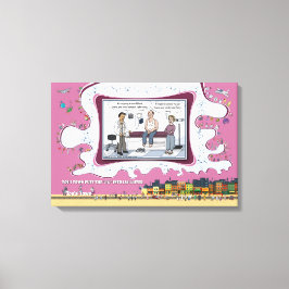 Just Leave Your Underwear | Get Well 24x16 Canvastryck