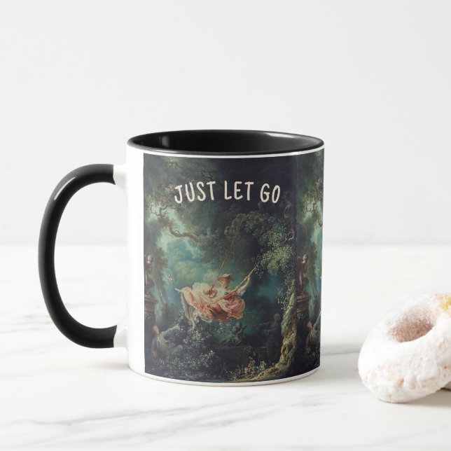Just Let Go! Fragonard Mug - Custom Name Mugg (Med munk)
