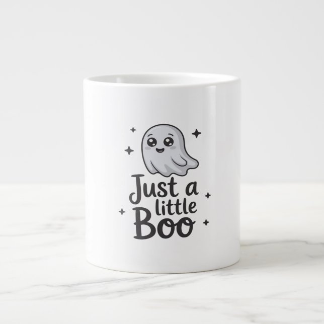 Just Little Boo Funny Design Jumbo Mugg (Framsidan)
