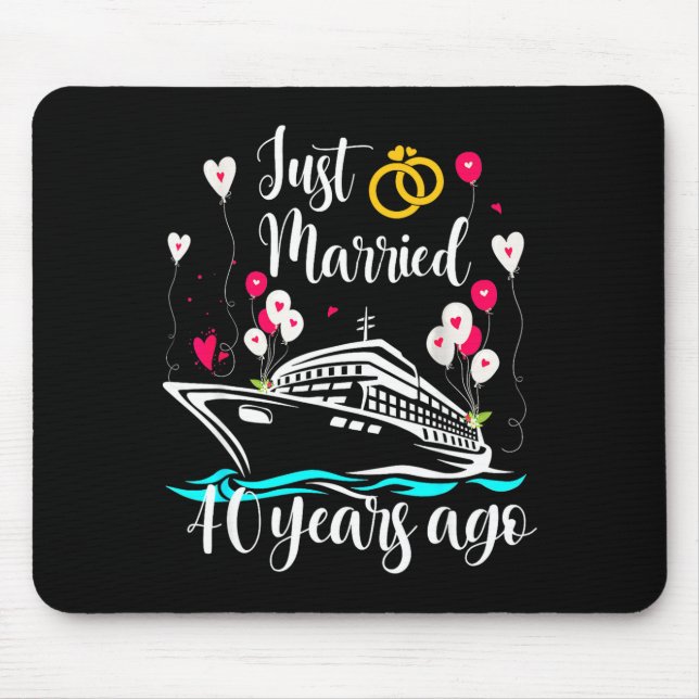 Just Married 40 Years Ago 40th Anniversary Cruise  Musmatta (Framsidan)