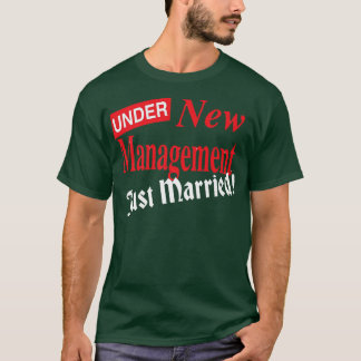 Just Married for Groom Bride Wedding Newlyweds Men T Shirt