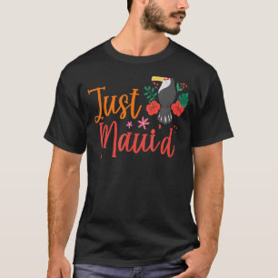 Just Maui'd Hawaii Honeymoon Hubby Wifey Matching T Shirt