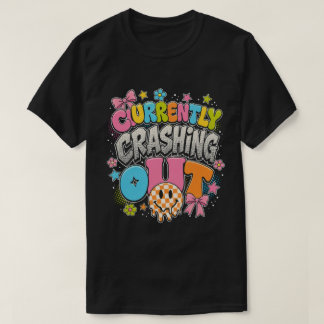 Just Nu Kraschar Retro Y2K Grafisk T-Shirt