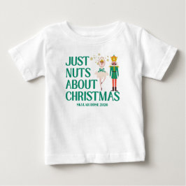 Just Nuts About Christmas Nutcracker Ballerina  T Shirt