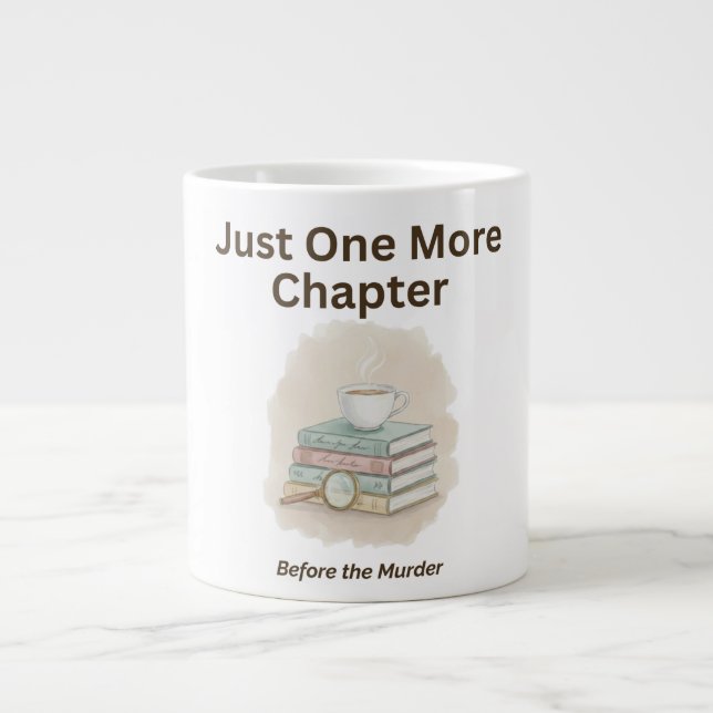 Just One More Chapter Before the Murder  Jumbo Mugg (Framsidan)