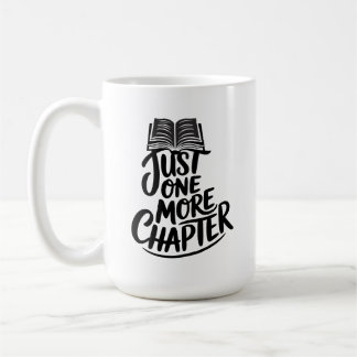 Just one more chapter - Book Lover - Reading Kaffemugg