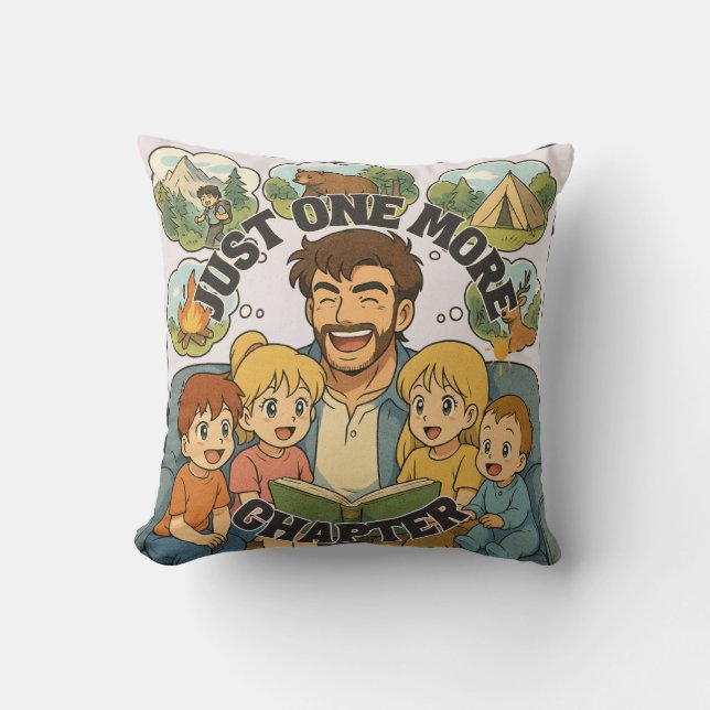 Just One More Chapter Throw Pillow Kudde (Framsida)