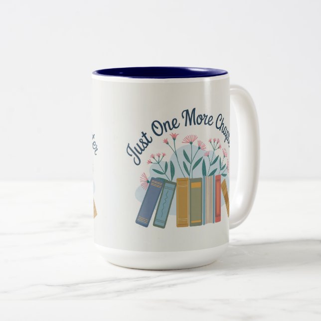 Just One More Chapter Two Tone Mug Två-Tonad Mugg (Framsida höger)