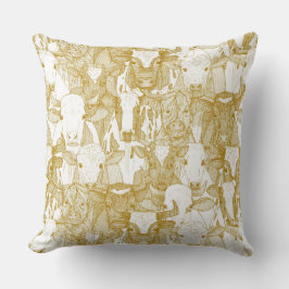just ox classic gold white kudde
