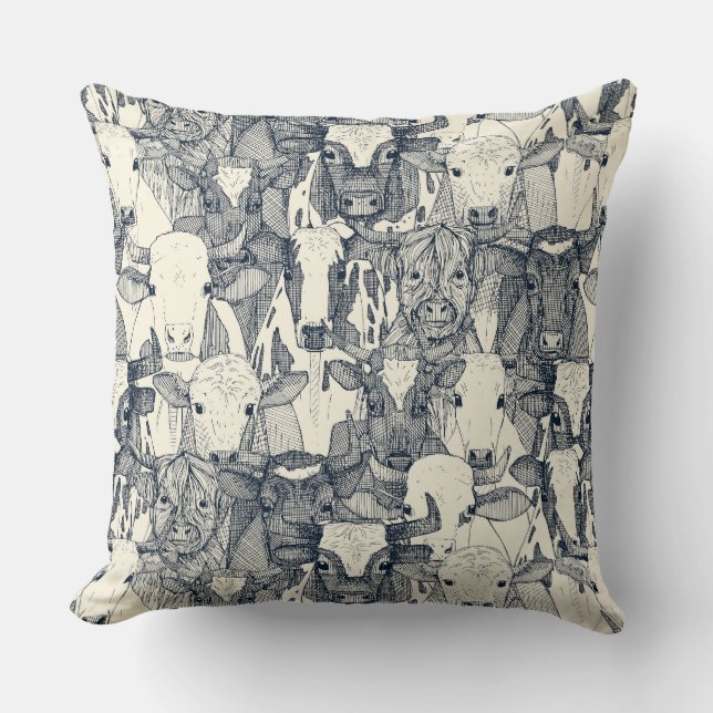 just ox indigo pearl kudde (Framsida)