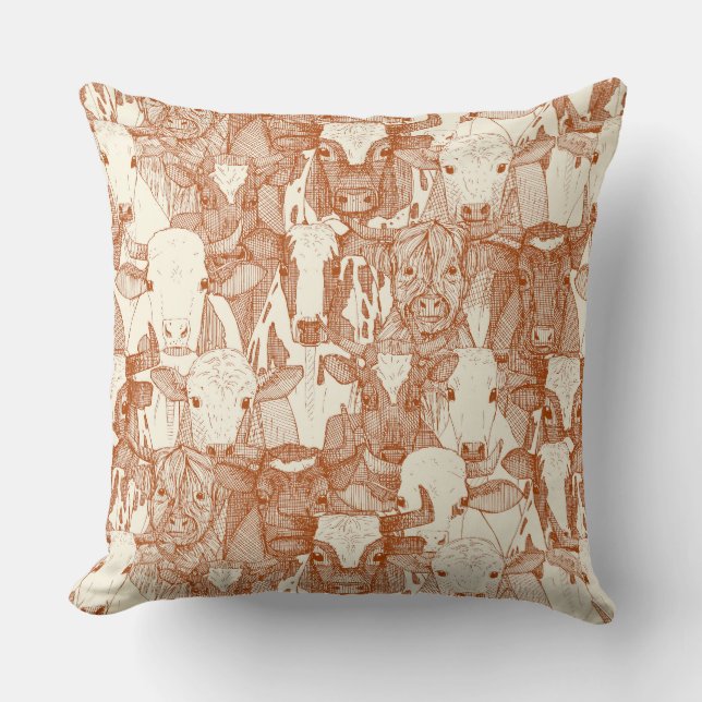 just ox rust pearl kudde (Framsida)
