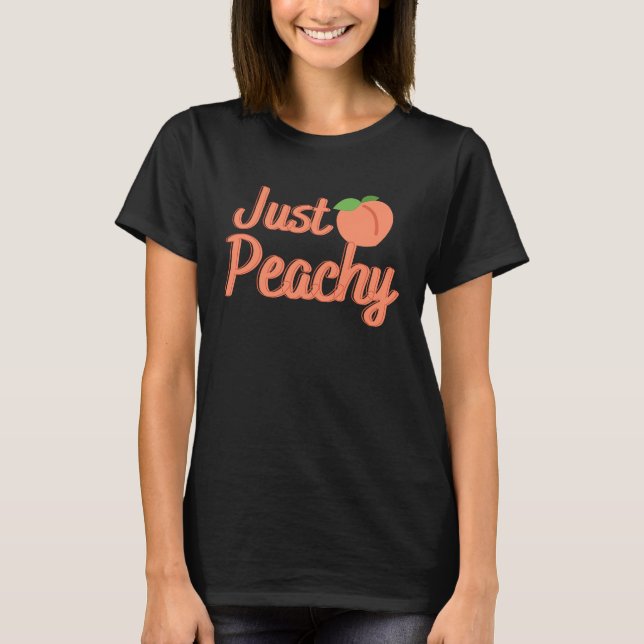 Just Peachy T Shirt (Framsida)