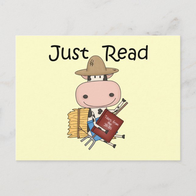 Just Read Vykort (Framsida)