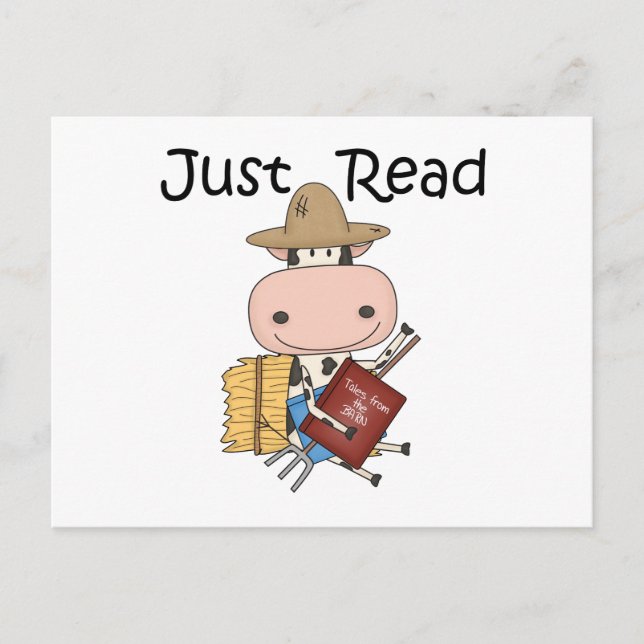 Just Read Vykort (Framsida)