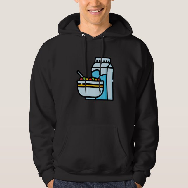 Just Really Like Breakfast Cereal OK Cereal   1 Hoodie (Framsida)