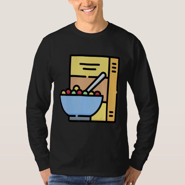 Just Really Like Breakfast Cereal OK Cereal 1 T Shirt (Framsida)