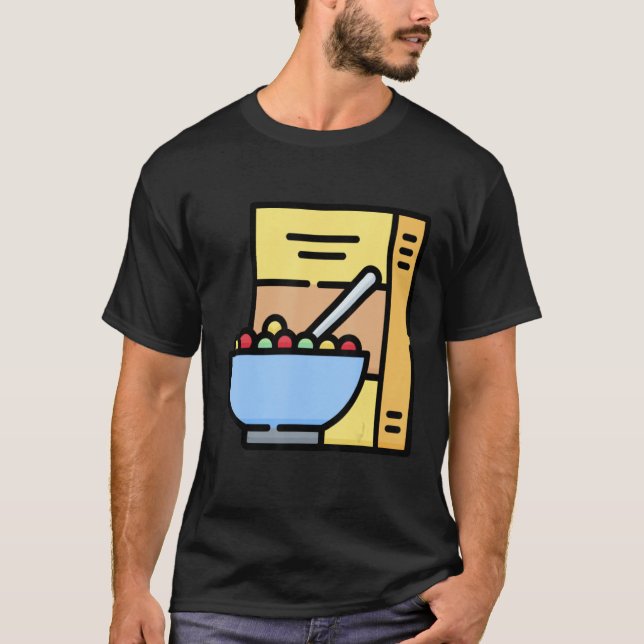 Just Really Like Breakfast Cereal OK Cereal 1 T Shirt (Framsida)