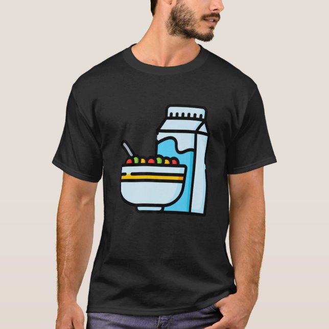 Just Really Like Breakfast Cereal OK Cereal   1 T Shirt (Framsida)