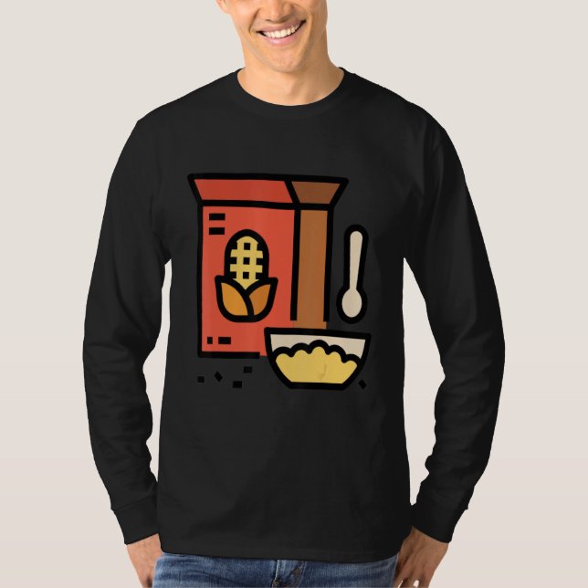 Just Really Like Breakfast Cereal OK Cereal 4 T Shirt (Framsida)