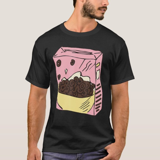 Just Really Like Breakfast Cereal OK Cereal   T Shirt (Framsida)
