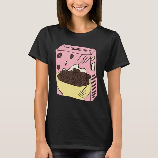 Just Really Like Breakfast Cereal OK Cereal   T Shirt (Framsida)