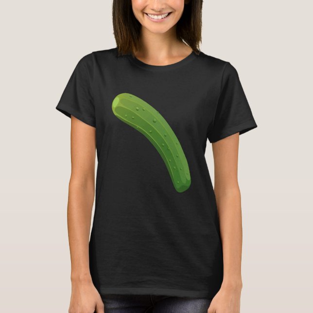 Just Really Like Cucumbers Cucumber Pickle Vegetab T Shirt (Framsida)