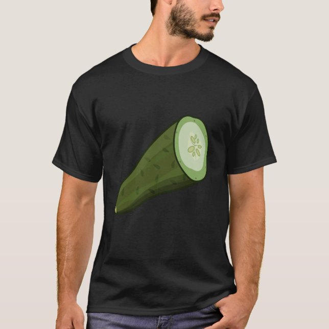 Just Really Like Cucumbers Cucumber Pickle Vegetab T Shirt (Framsida)