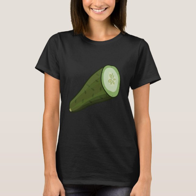Just Really Like Cucumbers Cucumber Pickle Vegetab T Shirt (Framsida)