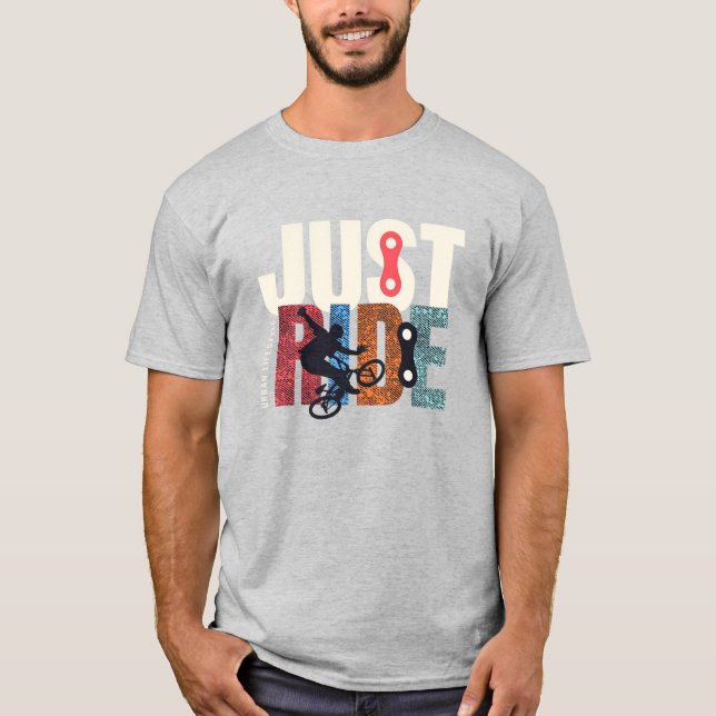 Just Ride T Shirt (Framsida)