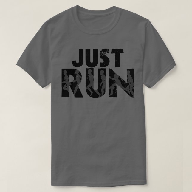 Just Run  T Shirt (Design framsida)