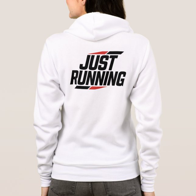 Just Running pour sportif T Shirt (Baksida)